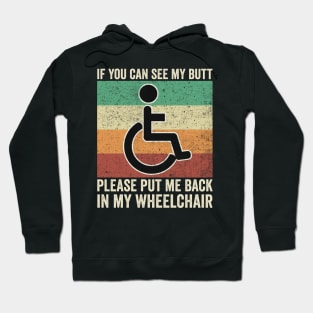 Funny Wheelchair Humor Hoodie